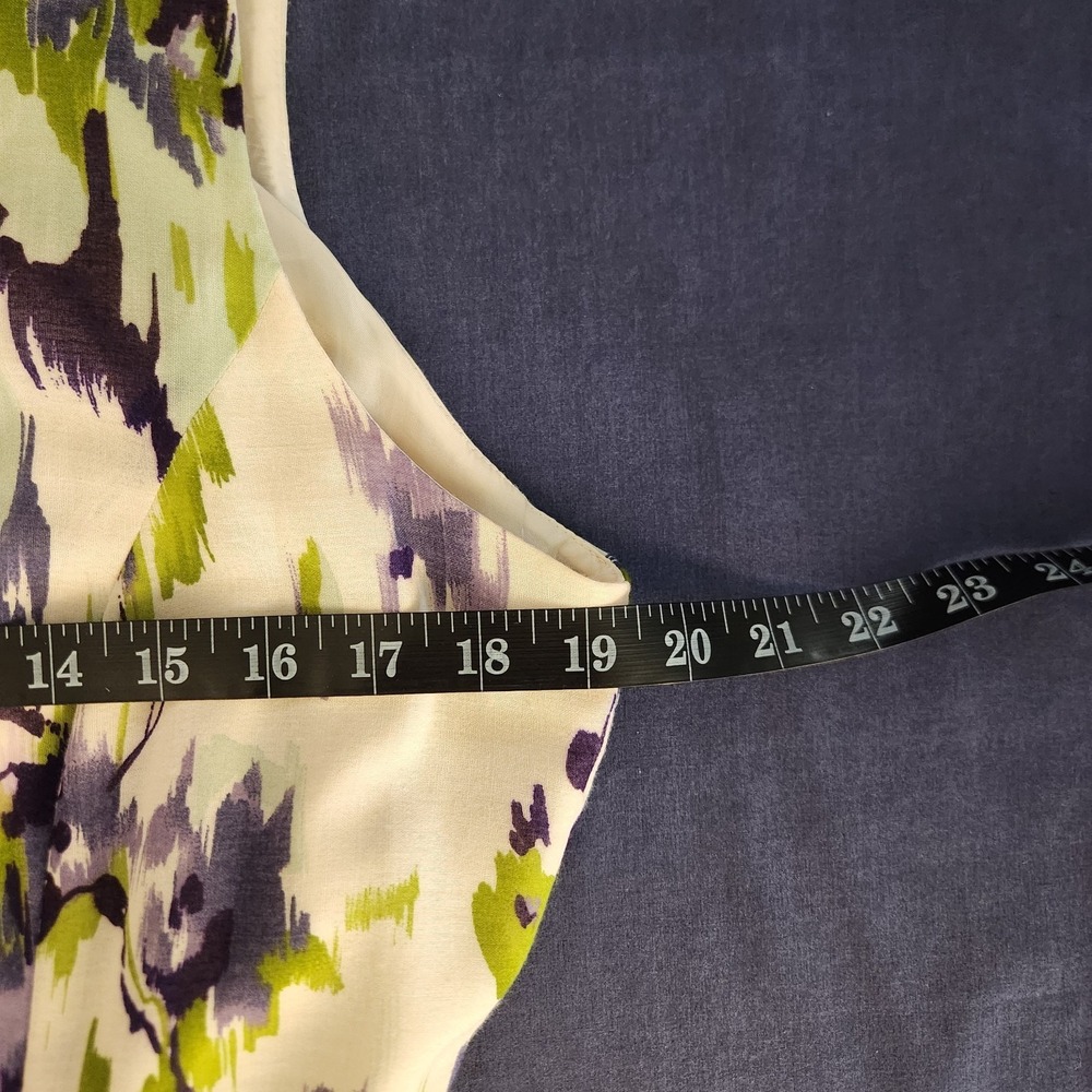 Coldwater Creek Belted Floral Wedding/Classic/Old-money Midi Dress 14 - Picture 9 of 12